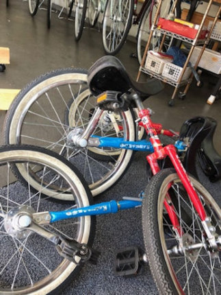 一輪車修理受付中
